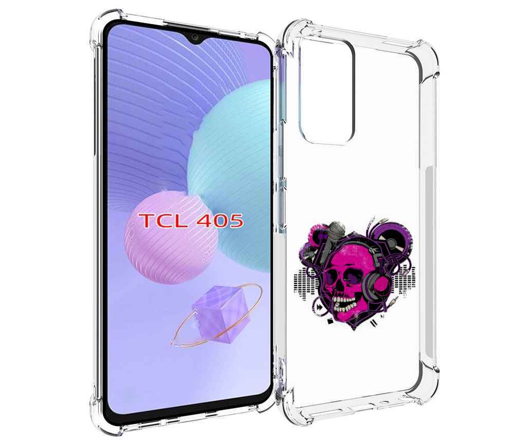

Чехол MyPads череп 1 для TCL 405, Tocco