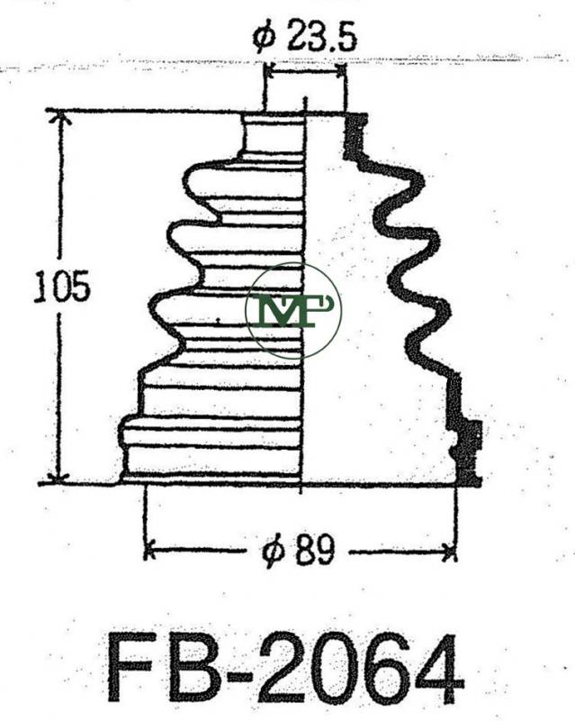 MTP Пыльник ШРУС FB2064/05-414