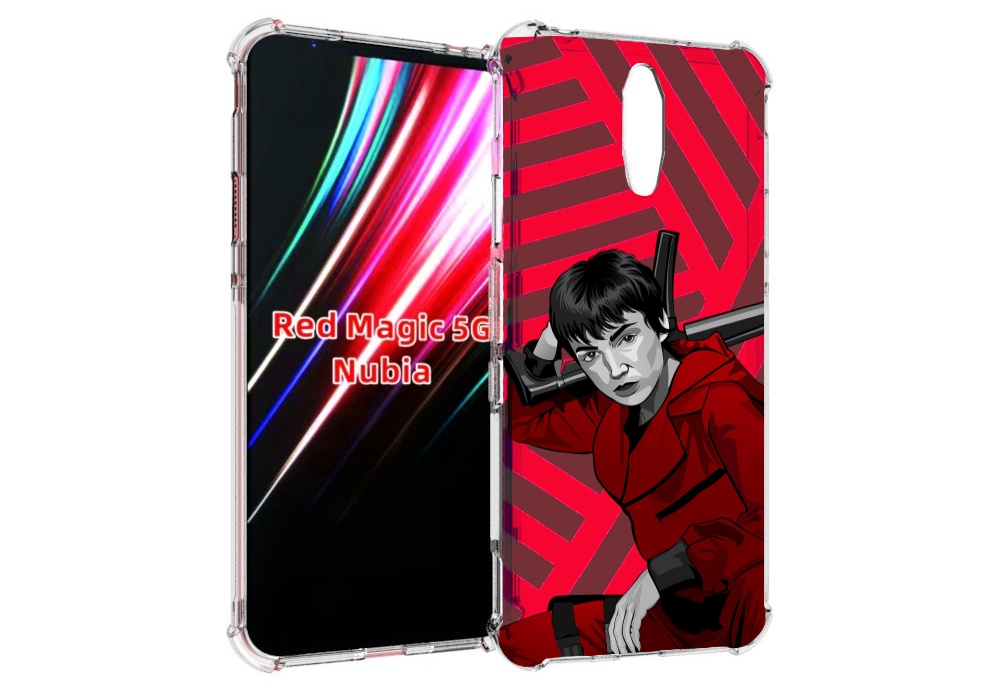 

Чехол MyPads Токио-бумажный-дом для ZTE Nubia Red Magic 1 5G, Прозрачный, Tocco