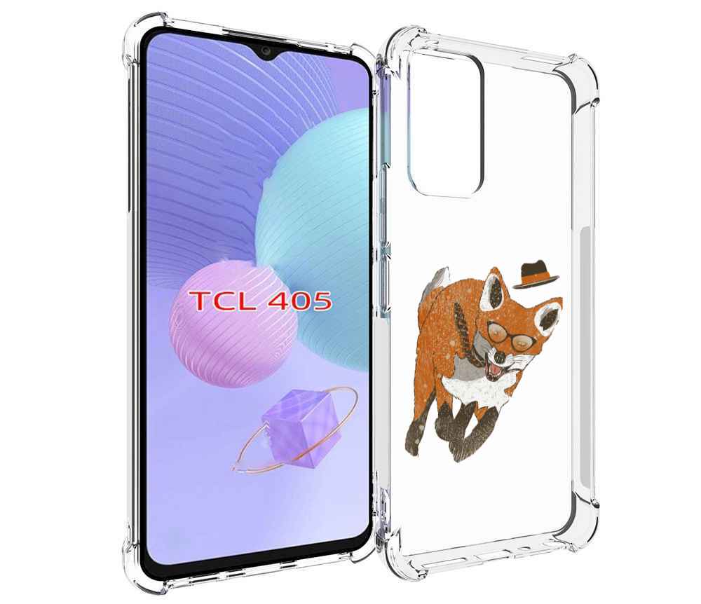 

Чехол MyPads шустрый лис для TCL 405, Tocco