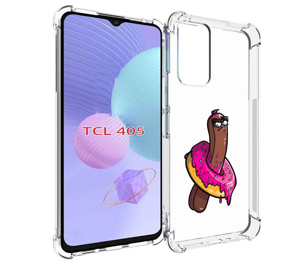 

Чехол MyPads эклер в пончике для TCL 405, Tocco