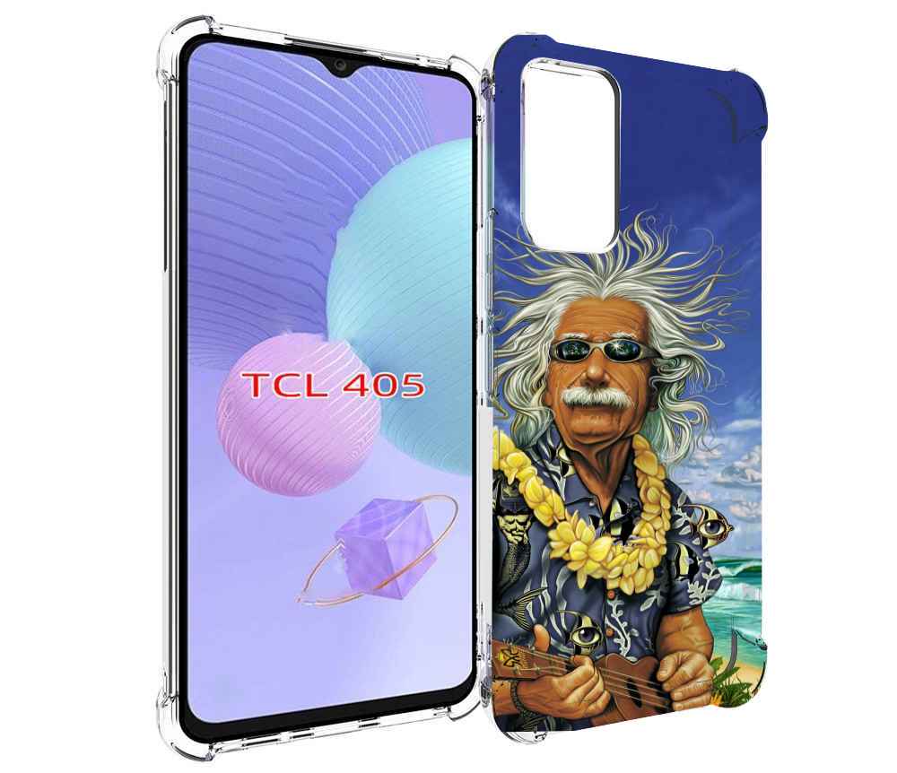 

Чехол MyPads энштейн на отдыхе для TCL 405, Tocco