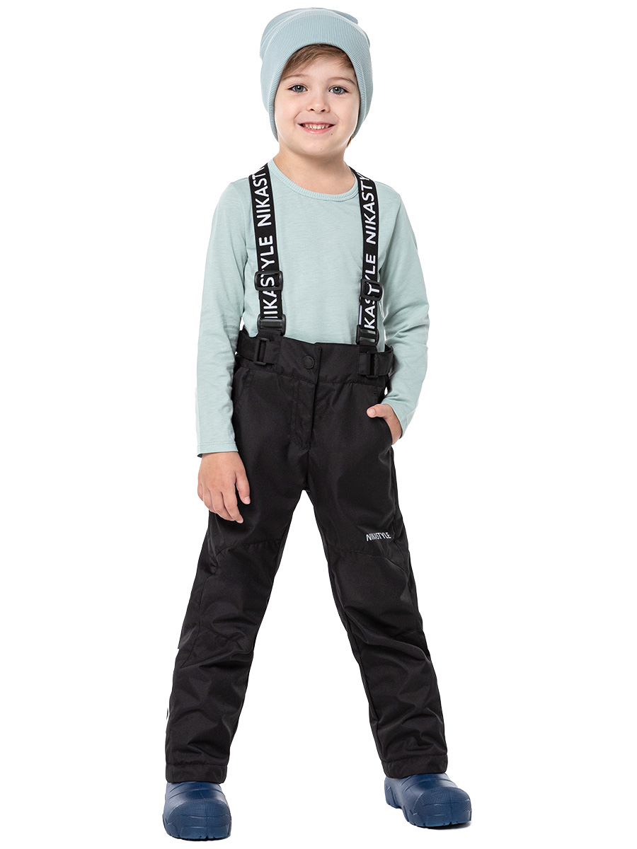 

Брюки детские NIKASTYLE 2л2524, черный, 110, 2л2524