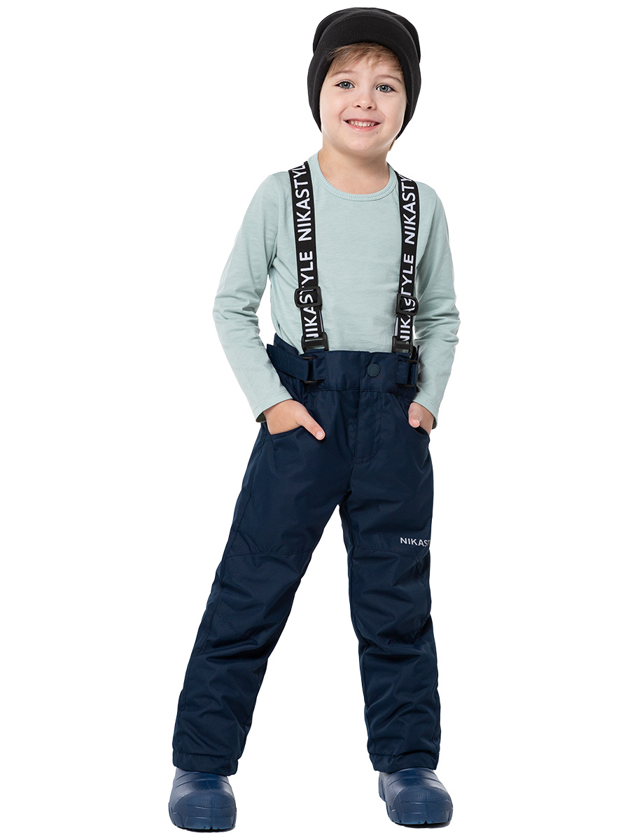 

Брюки детские NIKASTYLE 2л2524, неви, 98, Синий, 2л2524