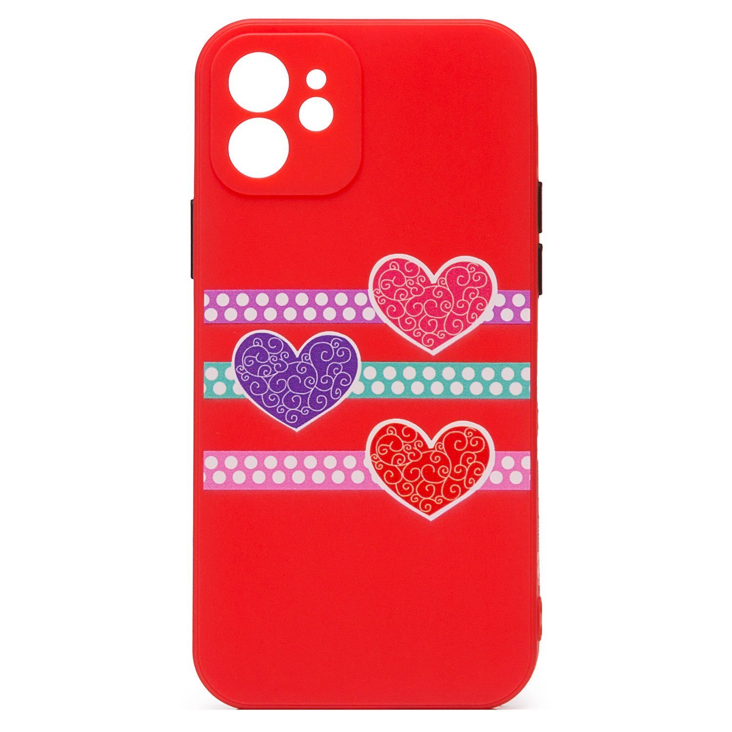 

Чехол iPhone 12 силиконовый (рис. 246/001), Красный, iPhone 12