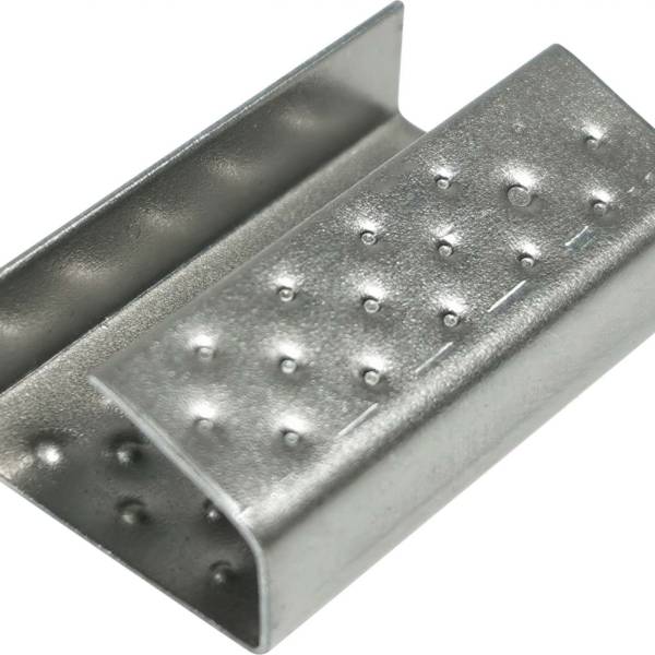 

Скрепа Кордленд оцинкованная, 13x27x0,5 мм, для ПП ленты 12 мм, 1000 шт. PP-13zn KREP-0018