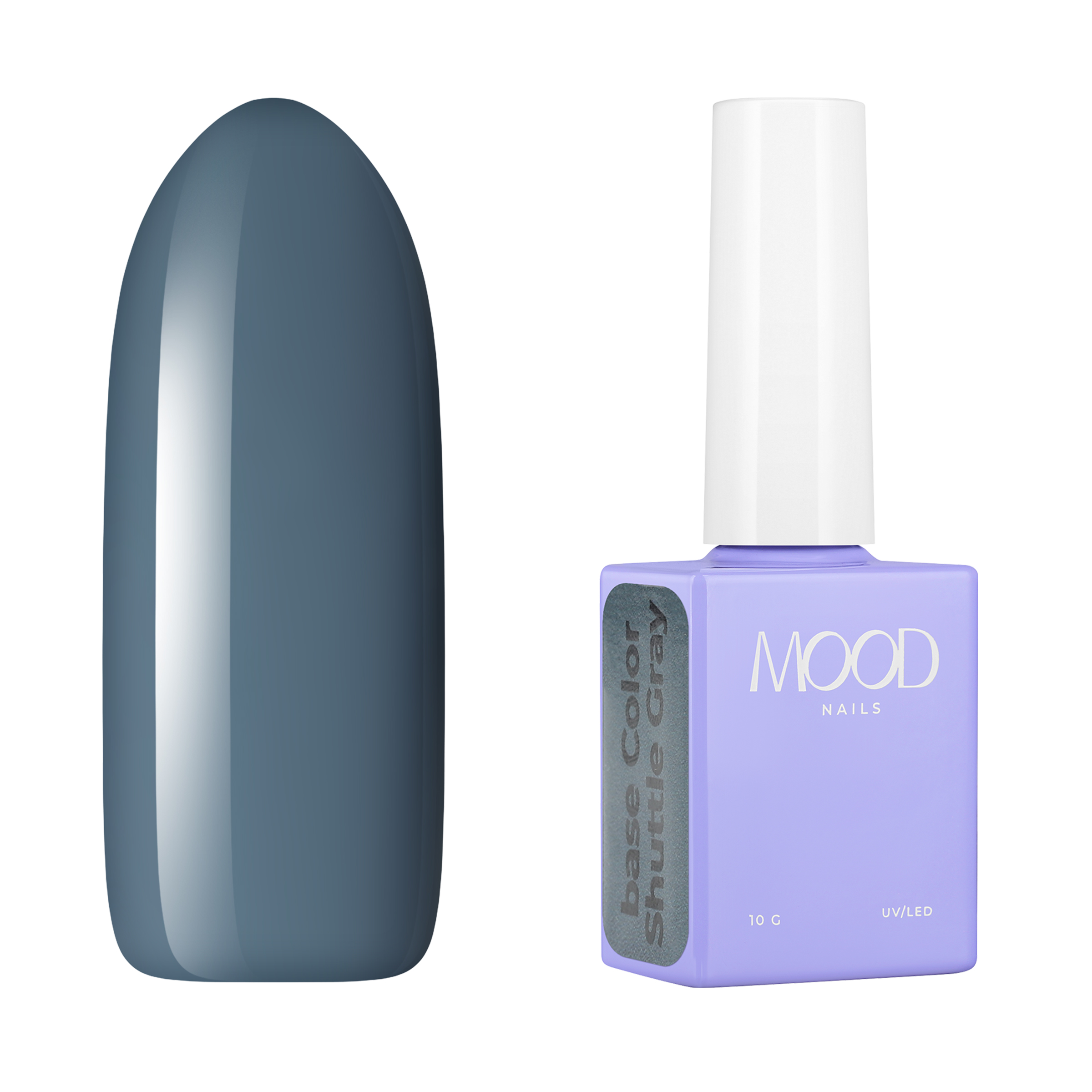 

База для гель-лака MOODNAIL Сolor Shuttle Gray 10 мл