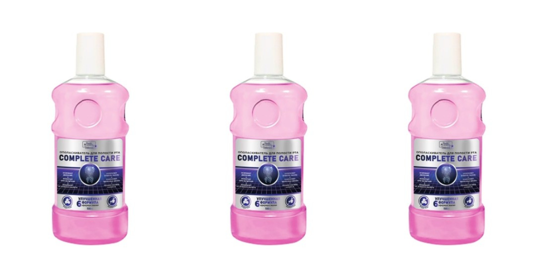 

Ополаскиватель для полости рта VILSEN Complete care, 500мл,3 шт