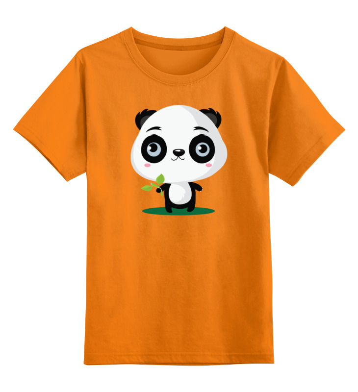 

Футболка детская Printio Панда (panda) цв. оранжевый р. 128, Панда (panda)