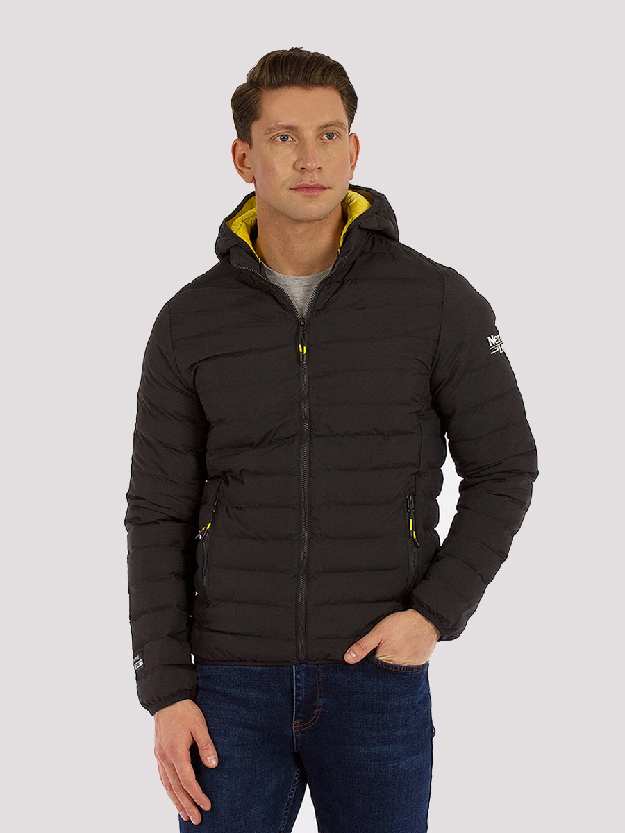 

Куртка мужская GONGZI GD57001070 черная 3XL, Черный, GD57001070