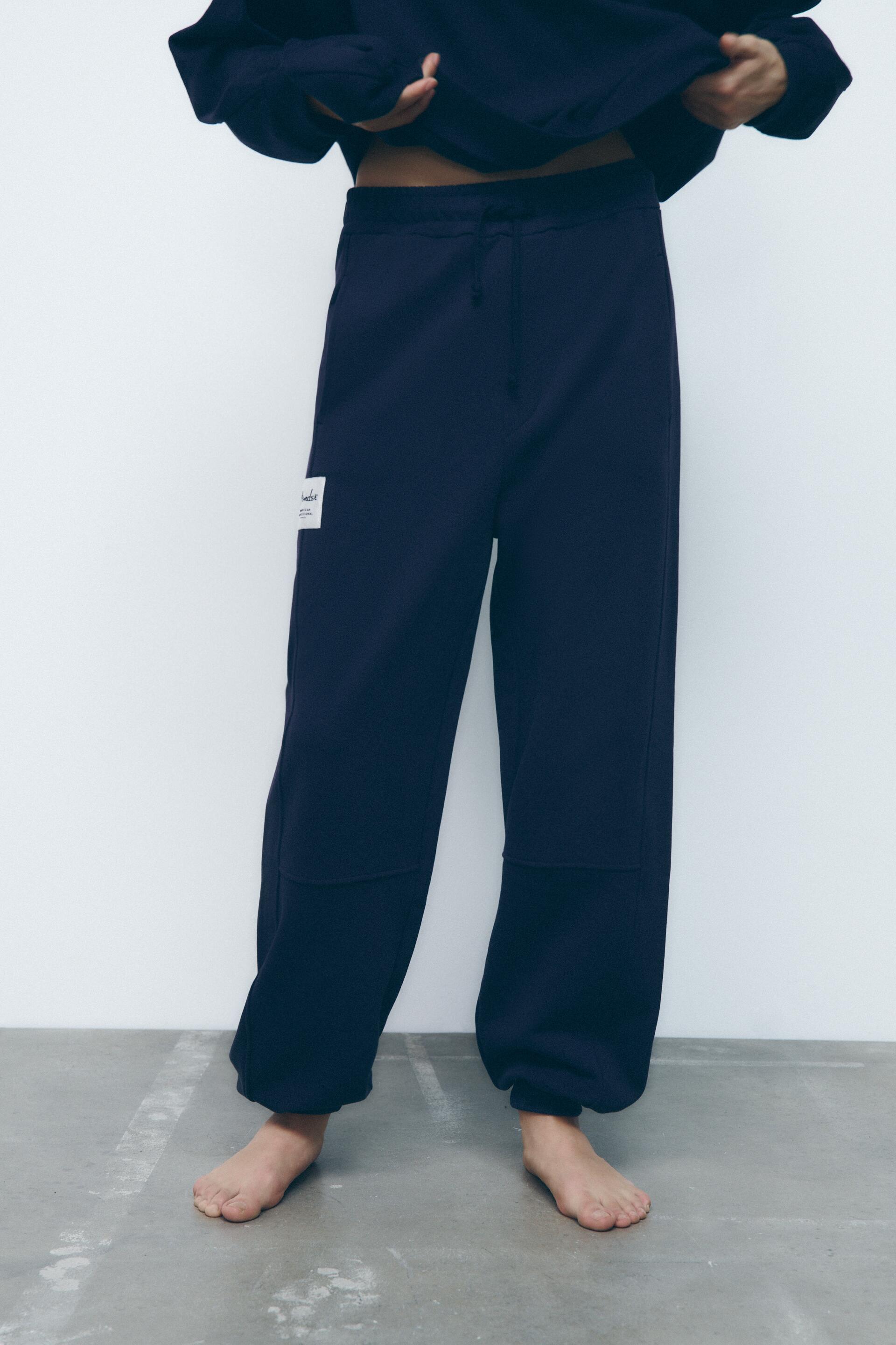 

Брюки женские ZARA 02160476 синие XL (доставка из-за рубежа), 02160476