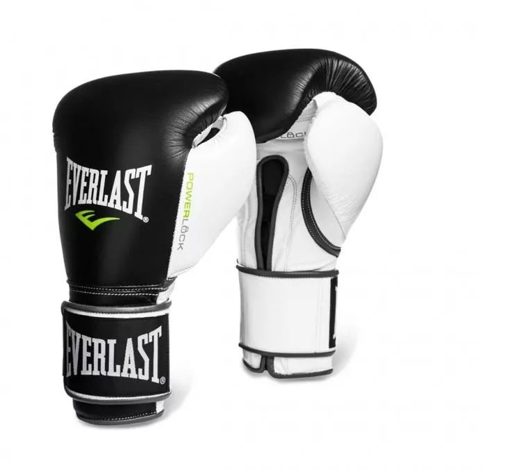 

Перчатки тренировочные Everlast Powerlock 14oz черн/бел/зел., Черный;белый, Powerlock