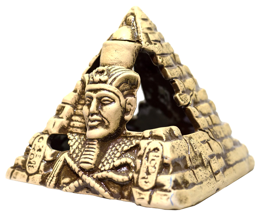 фото Декорация для аквариума aqua logo пирамида египта, керамика, 16х16х16 см