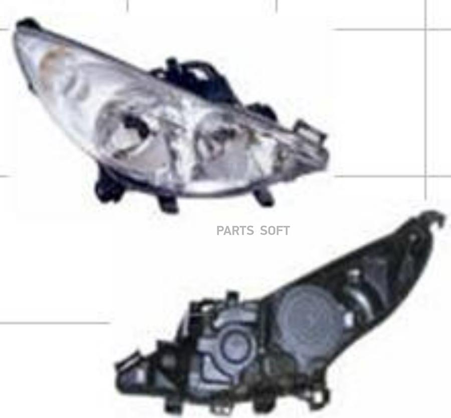 

DEPO Фара DEPO 550-1141R-LD-EM