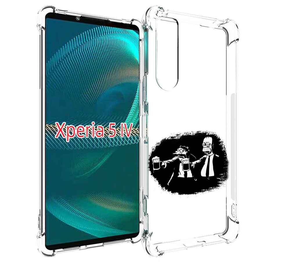 

Чехол MyPads гомер пьет для Sony Xperia 5 IV (5-4), Прозрачный, Tocco
