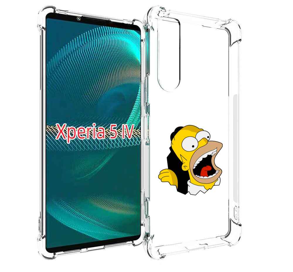 

Чехол MyPads гомер-голодный для Sony Xperia 5 IV (5-4), Прозрачный, Tocco