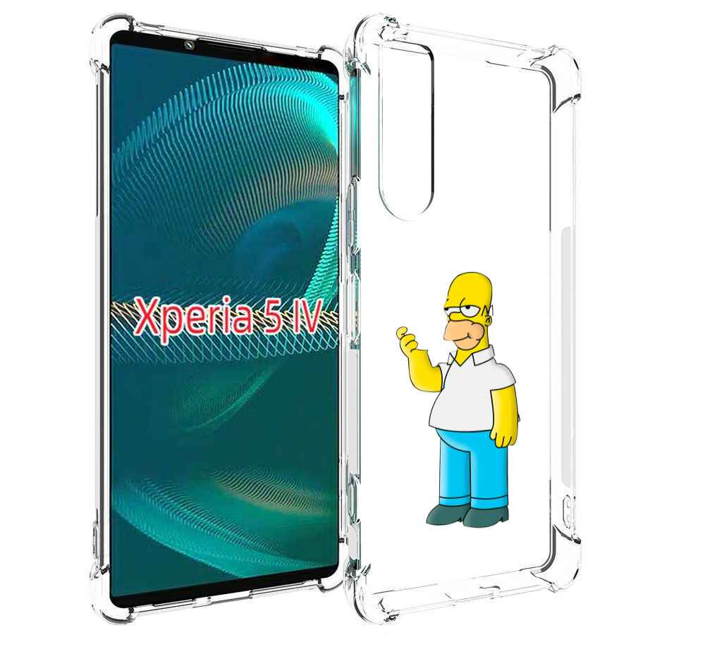 

Чехол MyPads гомер-симпсон для Sony Xperia 5 IV (5-4), Прозрачный, Tocco