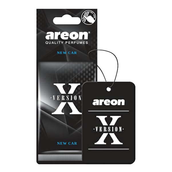 

Ароматизатор воздуха для авто Areon X Version New Car 10 г, Белый;черный