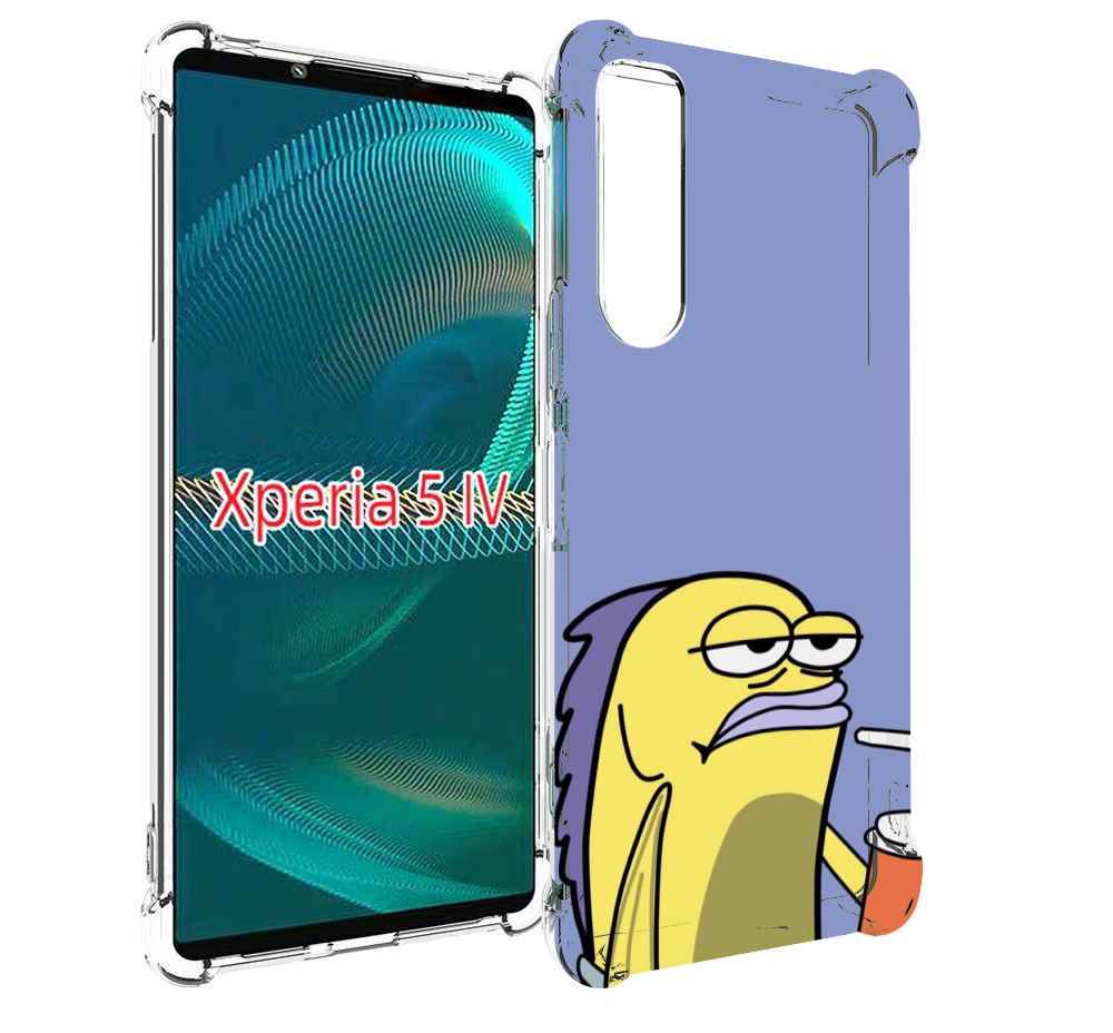 

Чехол MyPads грусная-рыба-из-спанч-боба для Sony Xperia 5 IV (5-4), Прозрачный, Tocco