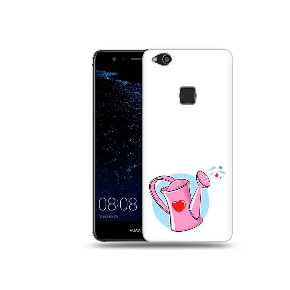 

Чехол MyPads Tocco для Huawei P10 Lite Лейка любви 14 февраля (PT62135.59.103), Прозрачный, Tocco