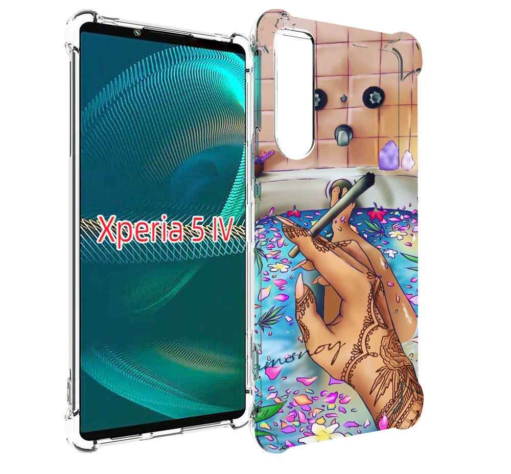 

Чехол MyPads девушка в ванне женский для Sony Xperia 5 IV (5-4), Прозрачный, Tocco