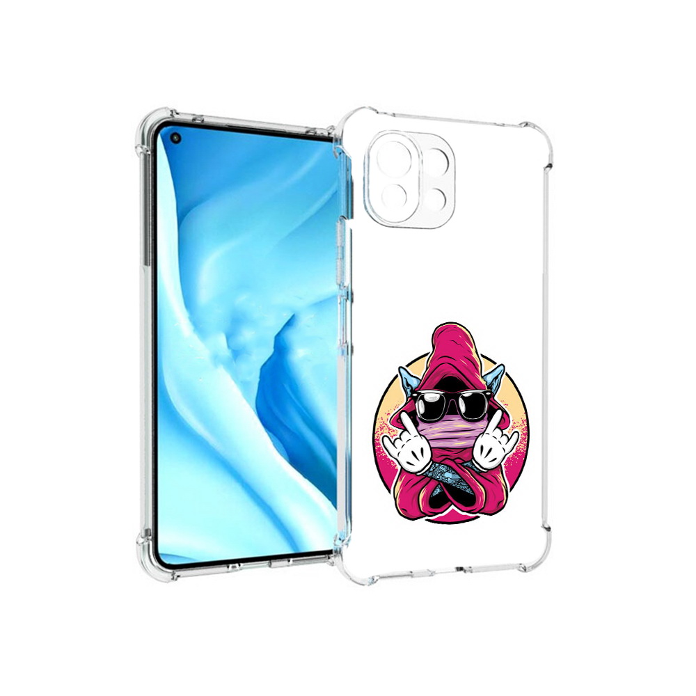 

Чехол MyPads Tocco для Xiaomi Mi 11 Lite йоу (PT159462.256.382), Прозрачный, Tocco