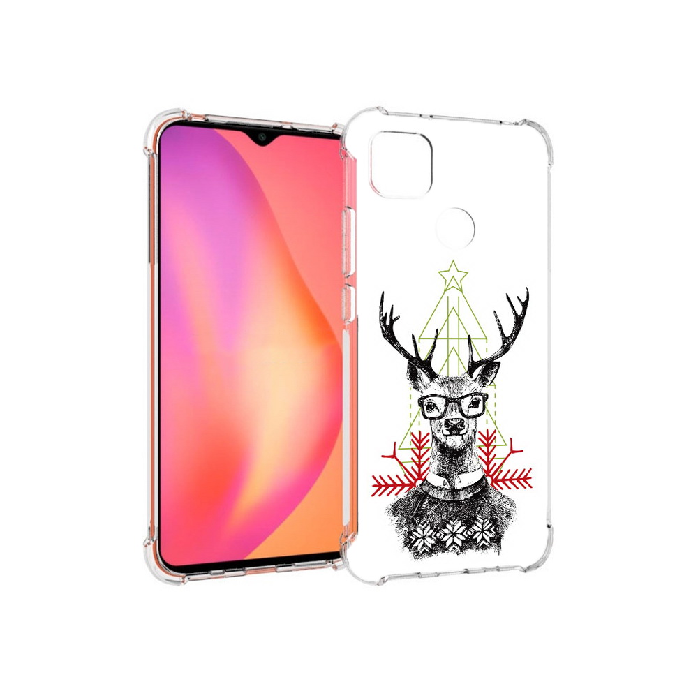 

Чехол MyPads Tocco для Xiaomi Redmi 9C умный олень (PT152115.265.652), Прозрачный, Tocco