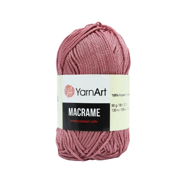 

Пряжа YarnArt 7730461_00010 Macrame 141 пыльная роза, Розовый, Macrame