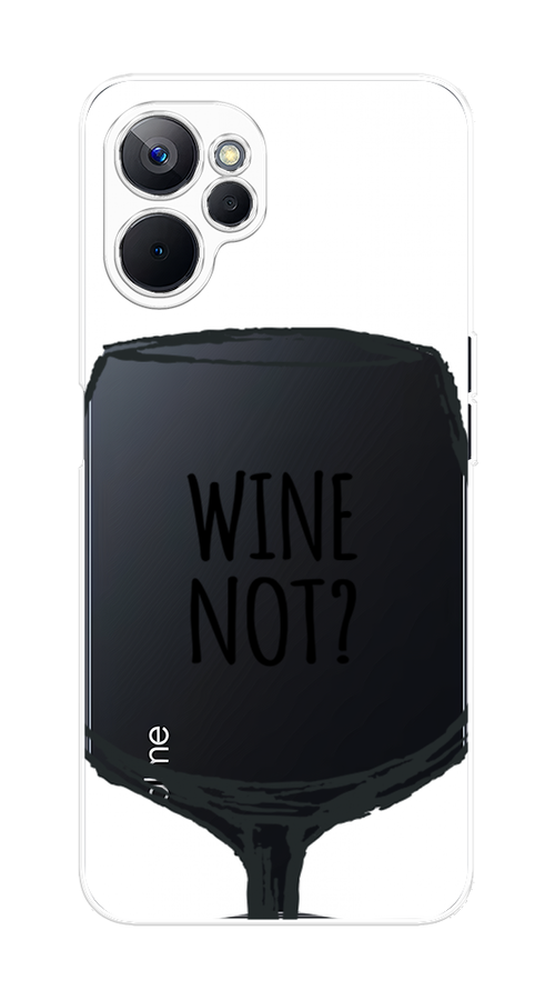 

Чехол на Realme 9i 5G "Wine not white", Белый, 2514050-6