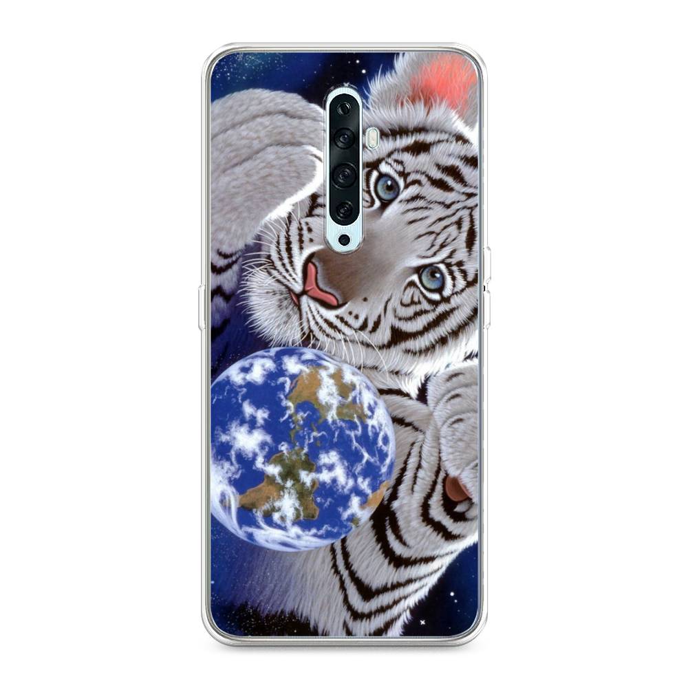 фото Чехол на oppo reno 2z "тигренок и земля" case place