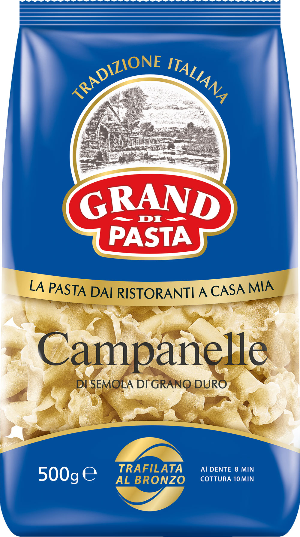 фото Макаронные изделия grand di pasta campanelle 500 г