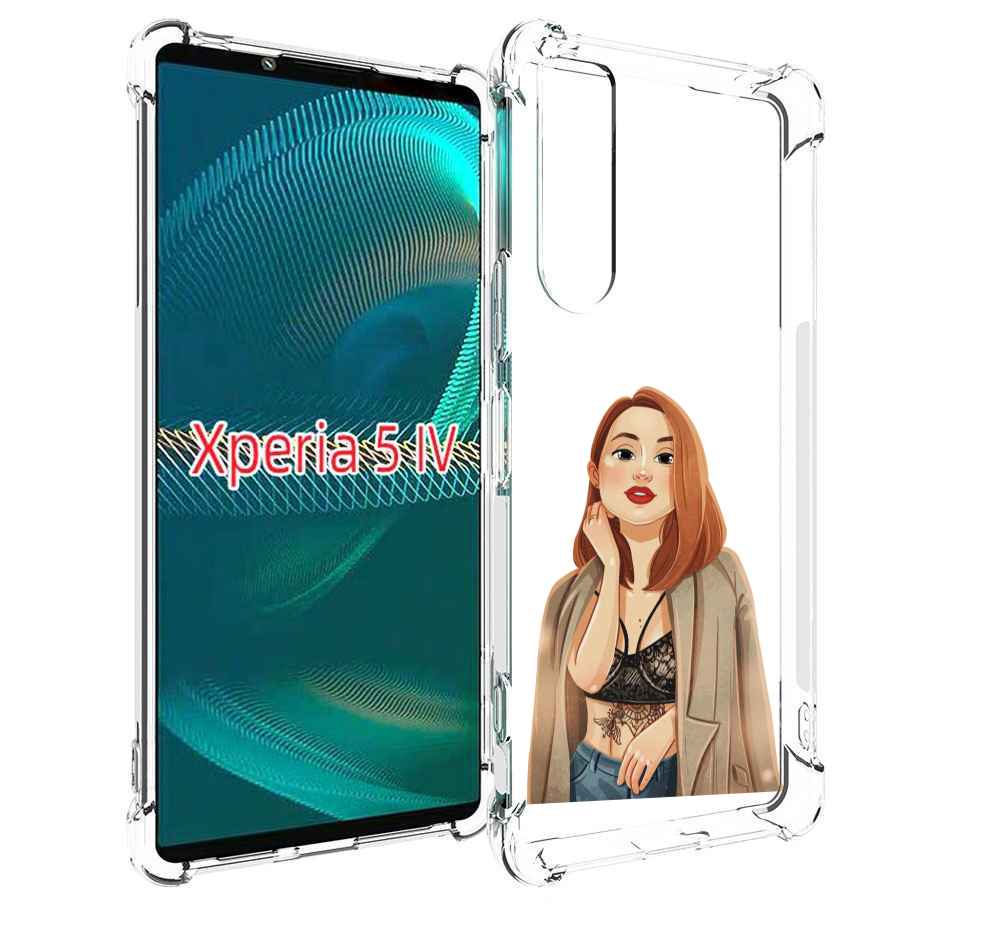 

Чехол MyPads девушка-в-кружевном-2 для Sony Xperia 5 IV (5-4), Прозрачный, Tocco