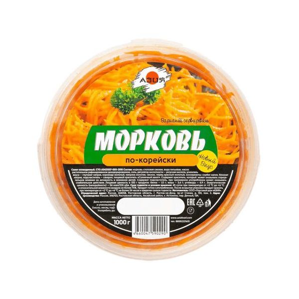 

Морковь ТД Азия по-корейски 1 кг