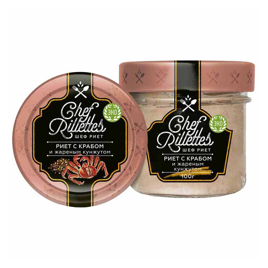 

Риет Путина Chef Rillettes с крабом и жареным кунжутом 100 г