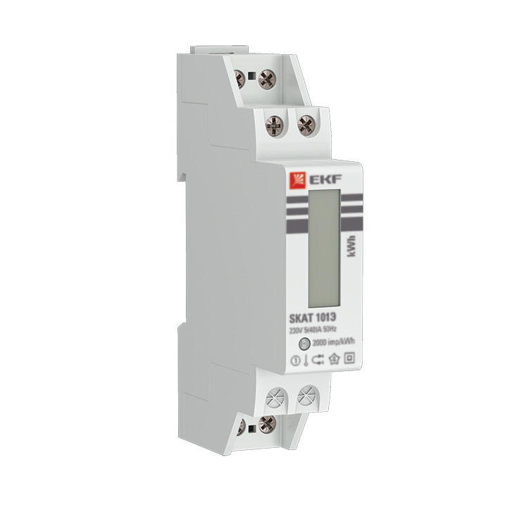 Счетчик электрической энергии модульный SKAT 101Э/1 - 5(40) Ш Р M EKF трехфазный счетчик электрической энергии пульсар