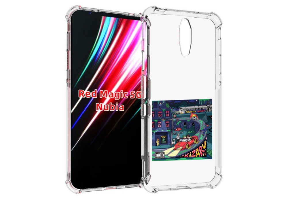 

Чехол MyPads Яд (альбом Kizaru) для ZTE Nubia Red Magic 1 5G, Прозрачный, Tocco