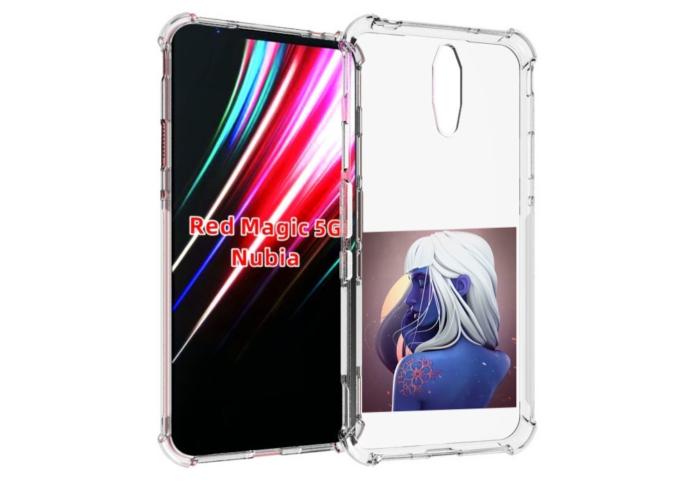 

Чехол MyPads аватар-с-цветком для ZTE Nubia Red Magic 1 5G, Прозрачный, Tocco
