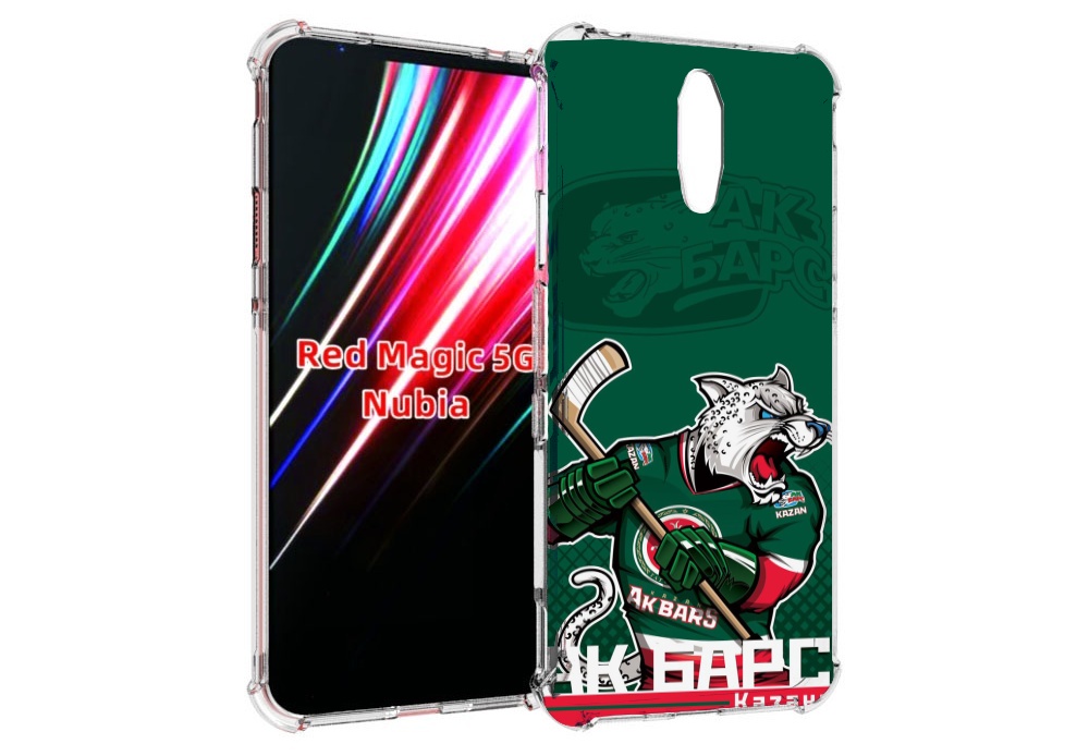 

Чехол MyPads ак барс казань для ZTE Nubia Red Magic 1 5G, Прозрачный, Tocco