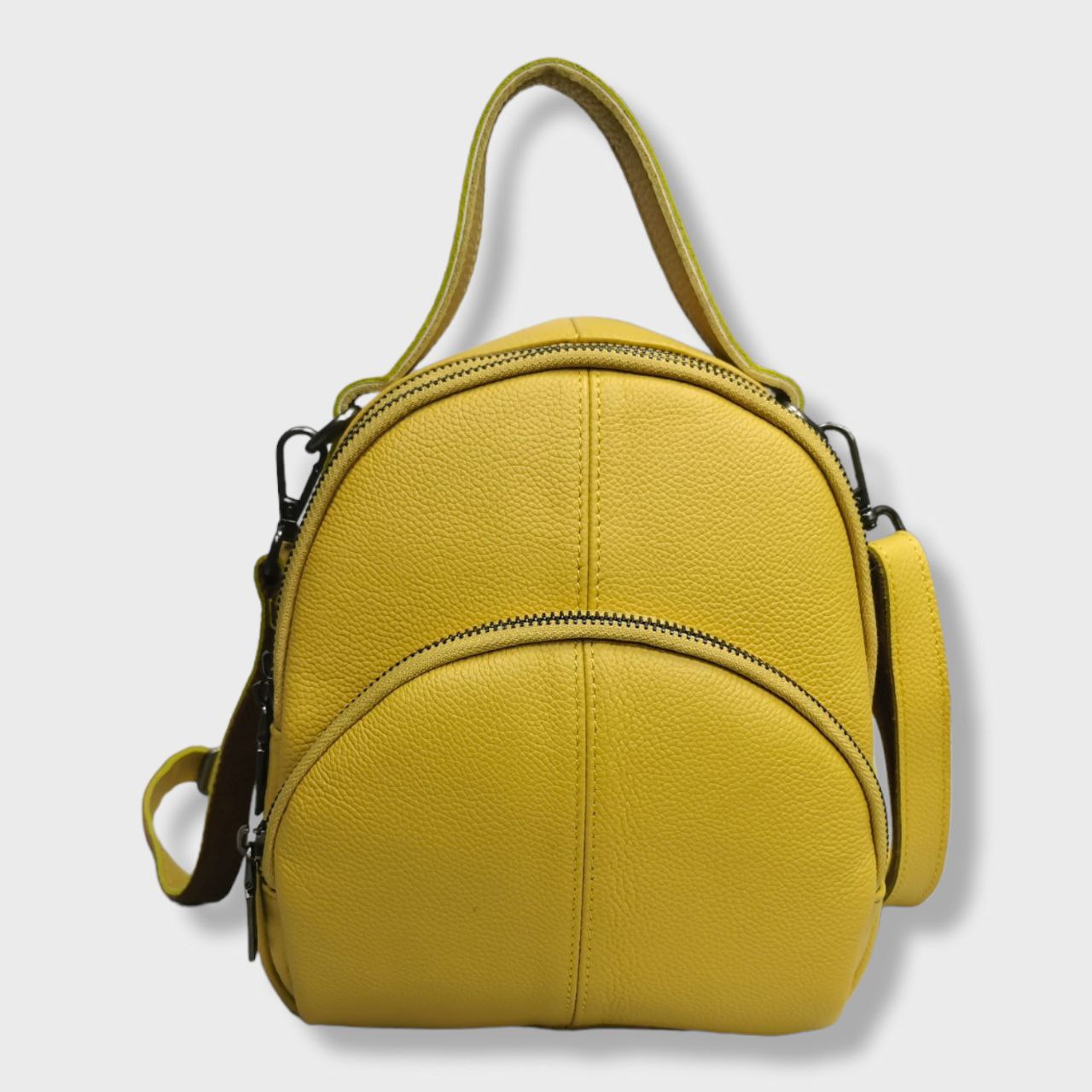 Сумка-рюкзак женская BRUONO STN-9029 желтая, 21х19х8 см