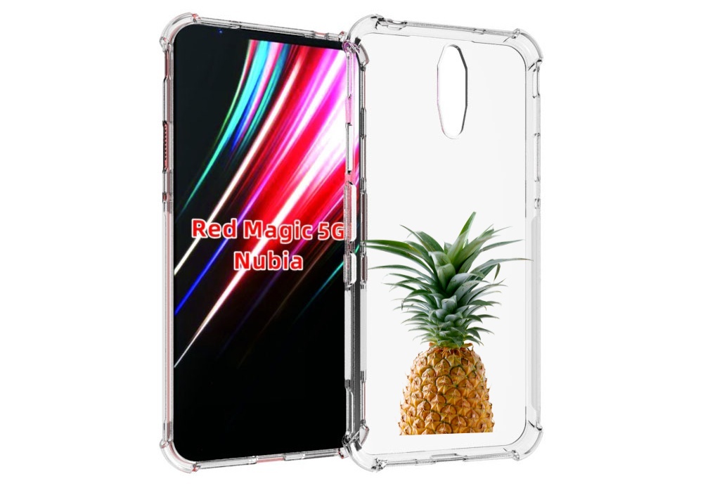 

Чехол MyPads ананас для ZTE Nubia Red Magic 1 5G, Прозрачный, Tocco