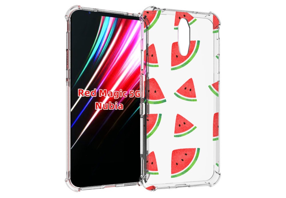 

Чехол MyPads арбузики для ZTE Nubia Red Magic 1 5G, Прозрачный, Tocco