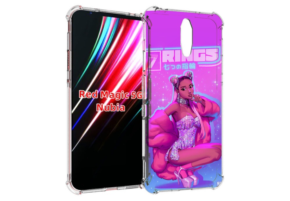 

Чехол MyPads ариана-гранде для ZTE Nubia Red Magic 1 5G, Прозрачный, Tocco