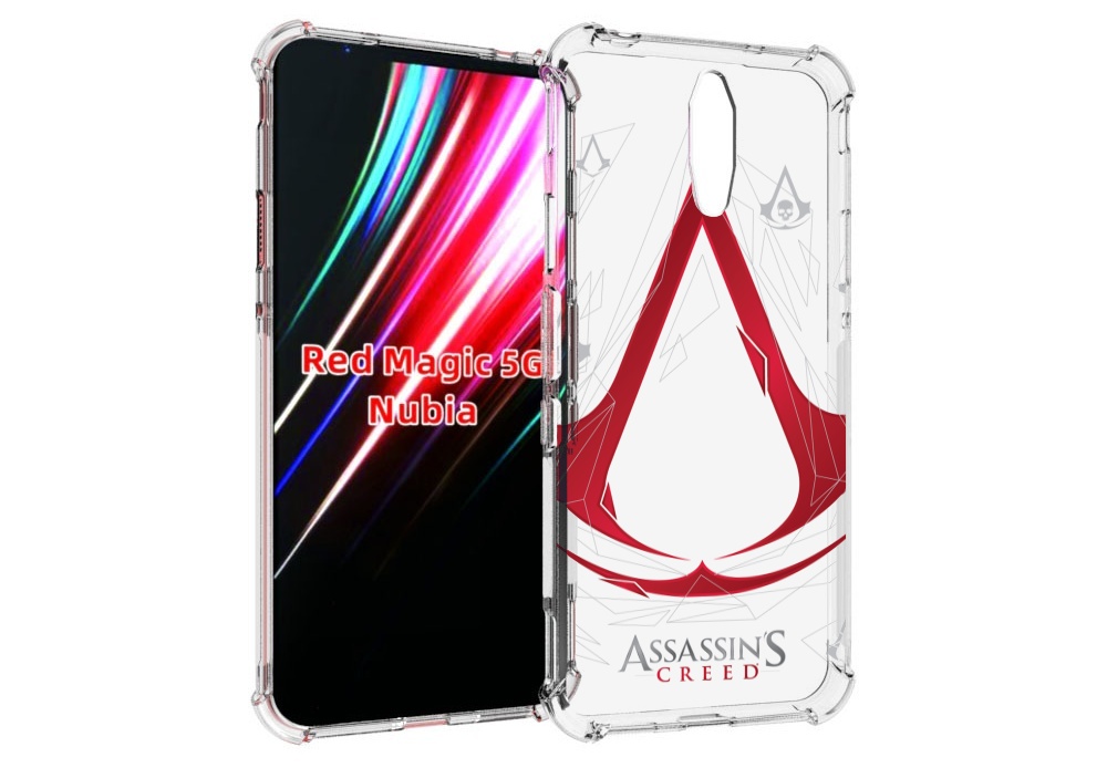 

Чехол MyPads ассасин-крид-знак для ZTE Nubia Red Magic 1 5G, Прозрачный, Tocco