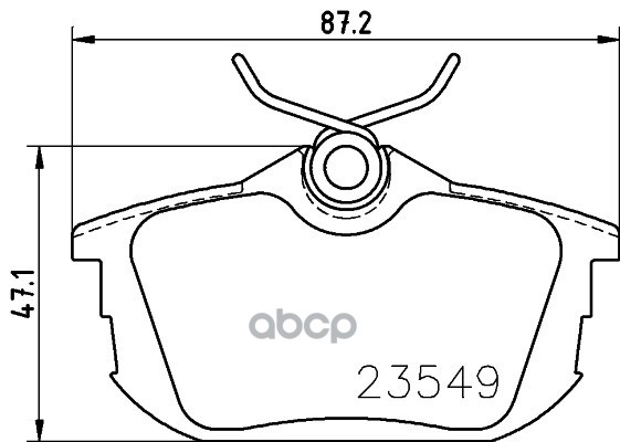 

Тормозные колодки HELLA PAGID/BEHR 8db355018271