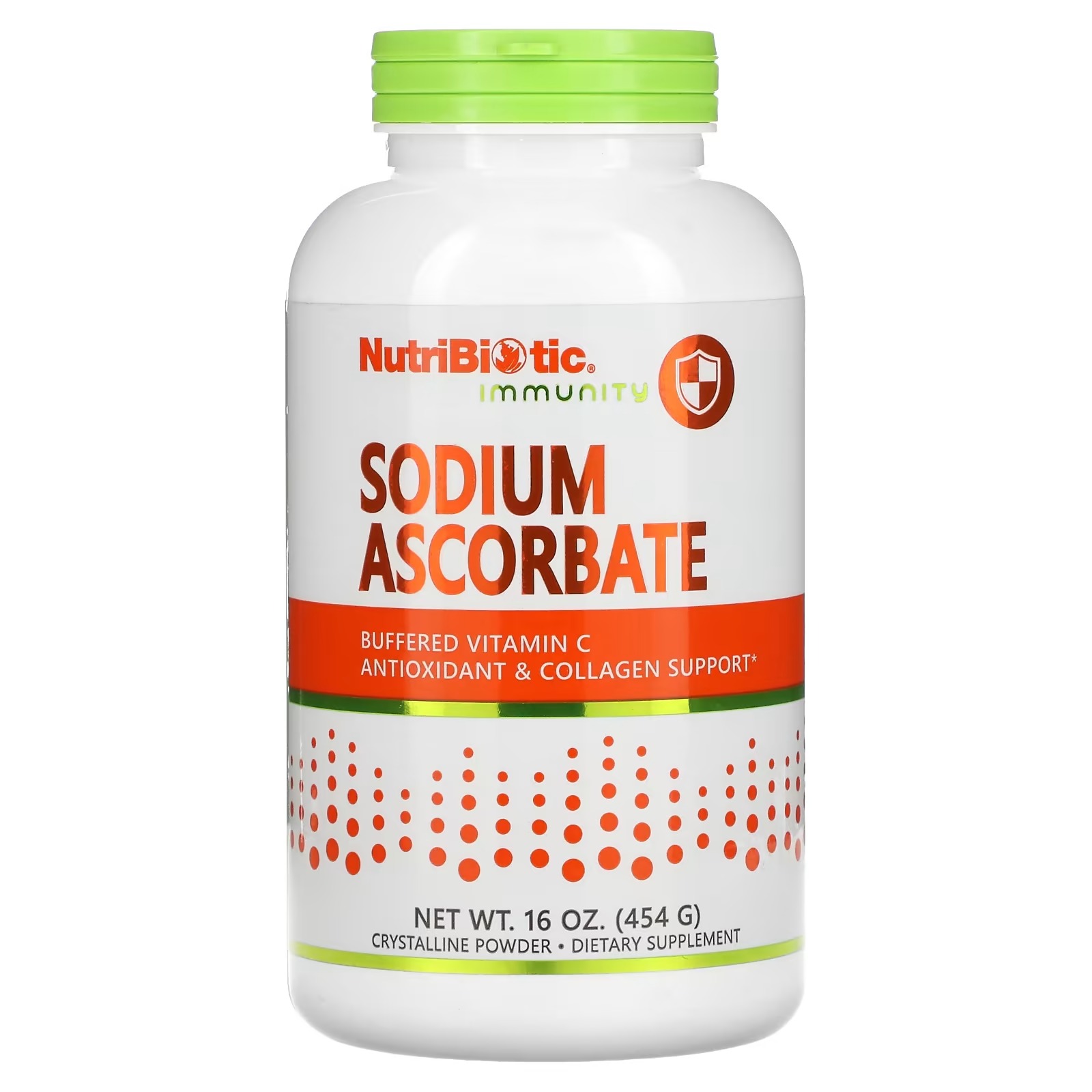 Аскорбат натрия Sodium Ascorbate NutriBiotic порошок 454 г