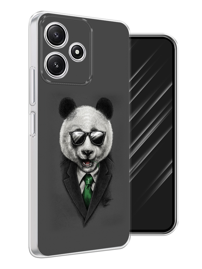 

Чехол Awog на Xiaomi Redmi 12 5G "Деловая панда", Серый;зеленый, 319750-1