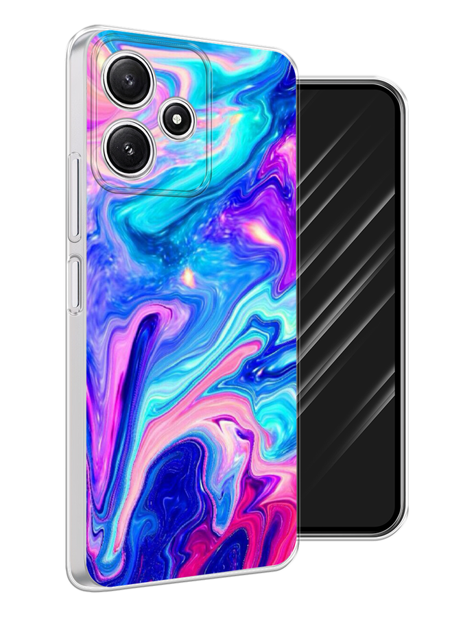 

Чехол Awog на Xiaomi Redmi 12 5G "Потеки краски", Розовый, 319750-1