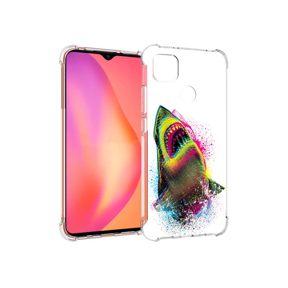 

Чехол MyPads Tocco для Xiaomi Redmi 9C челюсти-2 (PT152115.265.674), Прозрачный, Tocco