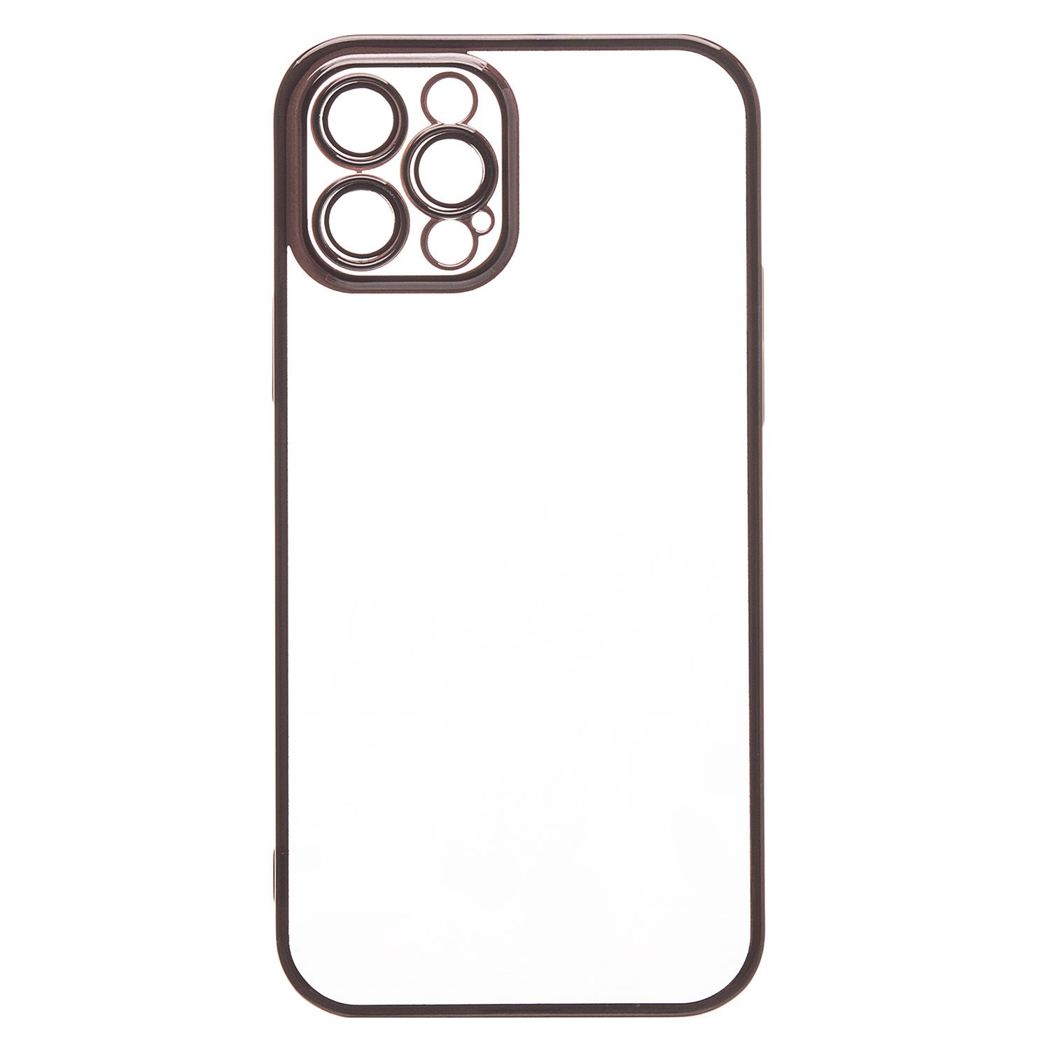 

Чехол iPhone 12 Pro Max пластиковый с закрытой камерой <черный>, iPhone 12 Pro Max