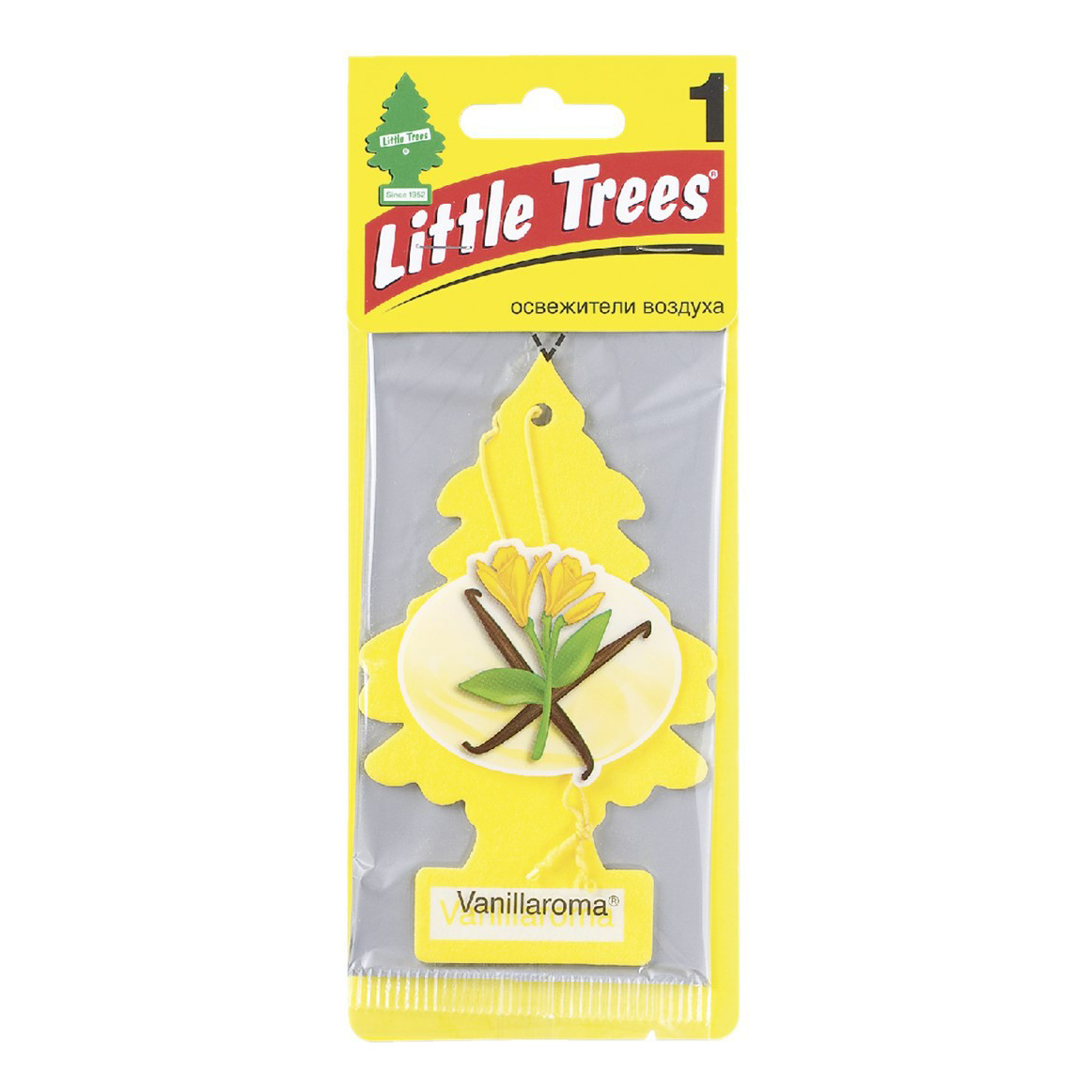 фото Ароматизатор пропитанный little trees car freshner елочка ваниль